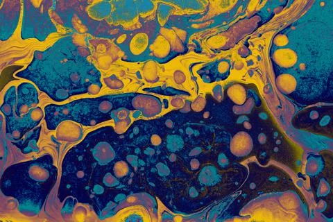 Ebru marbling effect surface pattern design for print Foto stock