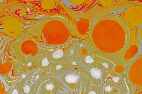 Ebru marbling effect surface pattern design for print Foto stock