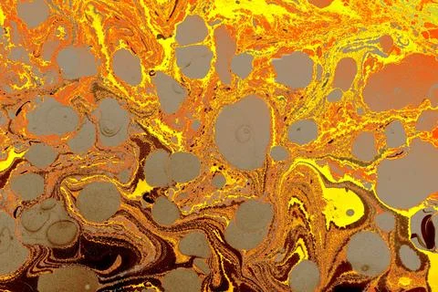 Ebru marbling effect surface pattern design for print Foto stock