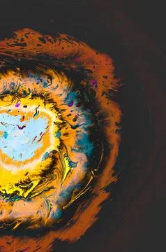 Ebru marbling effect surface pattern design for print Foto stock