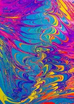 Ebru marbling effect surface pattern design for print 스톡 사진