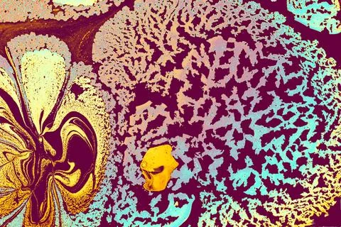 Ebru marbling effect surface pattern design for print Foto stock