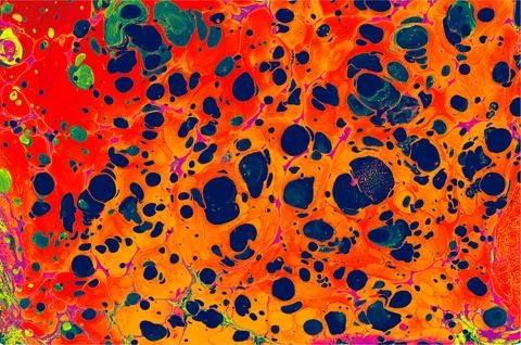 Ebru marbling effect surface pattern design for print Foto stock