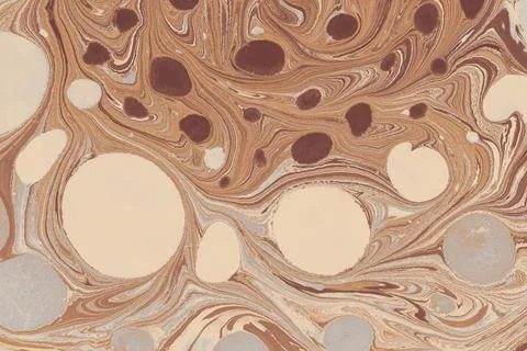 Ebru marbling effect surface pattern design for print Foto stock