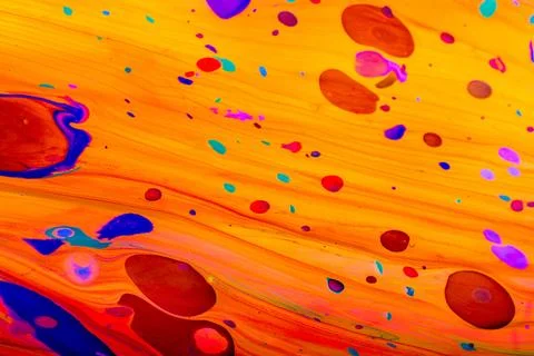 Ebru marbling effect surface pattern design for print Foto stock