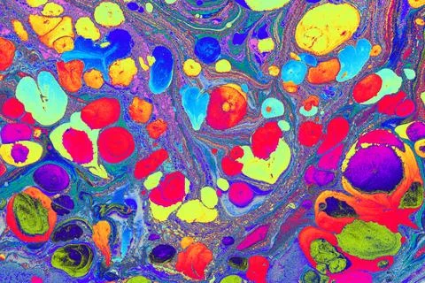 Ebru marbling effect surface pattern design for print 스톡 사진
