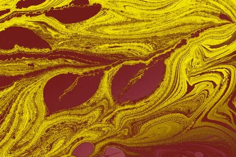 Ebru marbling effect surface pattern design for print Foto stock