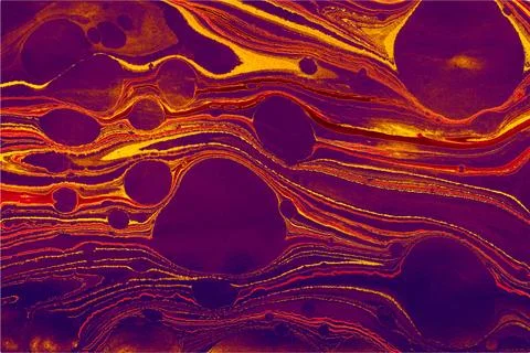 Ebru marbling effect surface pattern design for print Foto stock