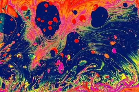 Ebru marbling effect surface pattern design for print Foto stock