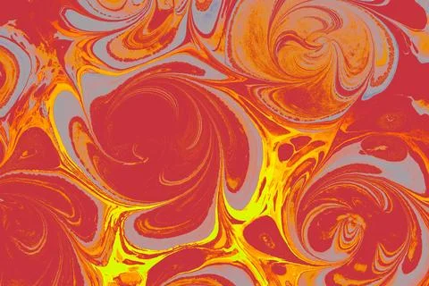 Ebru marbling effect surface pattern design for print Foto stock