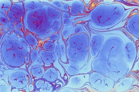 Ebru marbling effect surface pattern design for print Foto stock