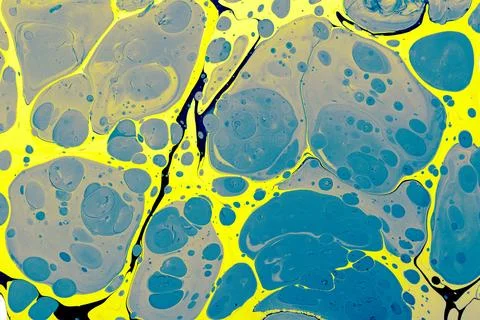 Ebru marbling effect surface pattern design for print Foto stock