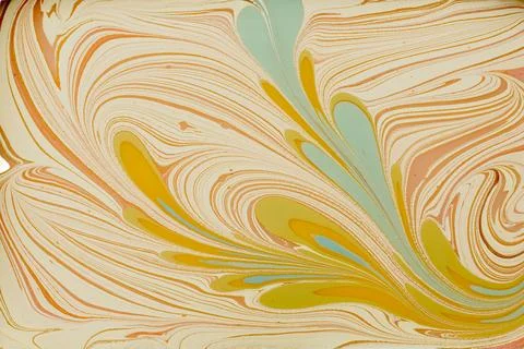 Ebru marbling effect surface pattern design for print Foto stock