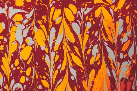 Ebru marbling effect surface pattern design for print 스톡 사진
