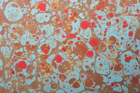 Ebru marbling effect surface pattern design for print Foto stock