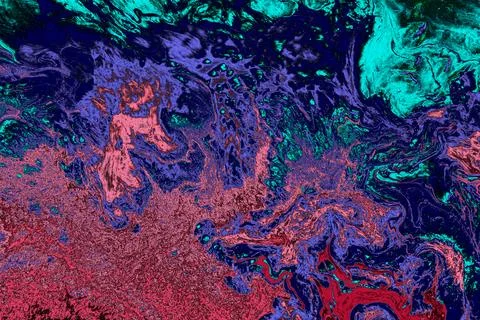 Ebru marbling effect surface pattern design for print Foto stock