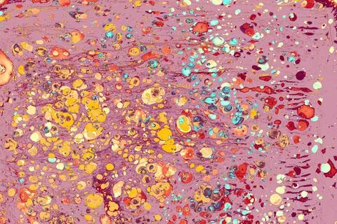 Ebru marbling effect surface pattern design for print Foto stock