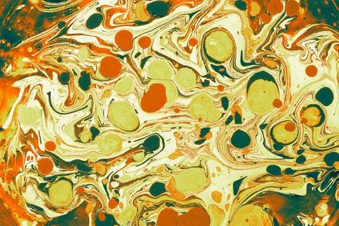 Ebru marbling effect surface pattern design for print Foto stock