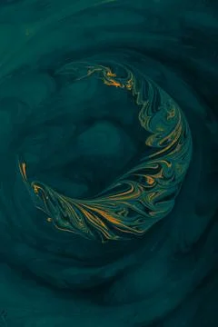 Ebru marbling effect surface pattern design for print 스톡 사진