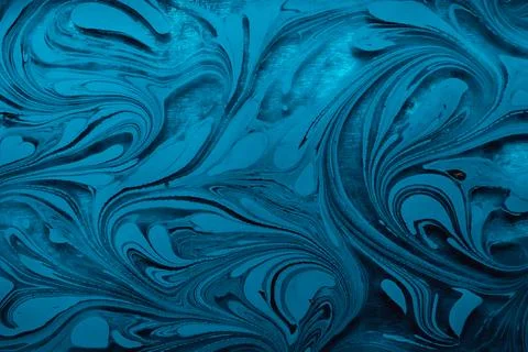 Ebru marbling effect surface pattern design for print Foto stock