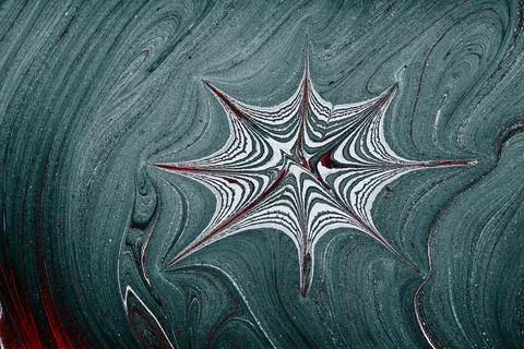 Ebru marbling effect surface pattern design for print Foto stock