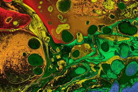 Ebru marbling effect surface pattern design for print Foto stock