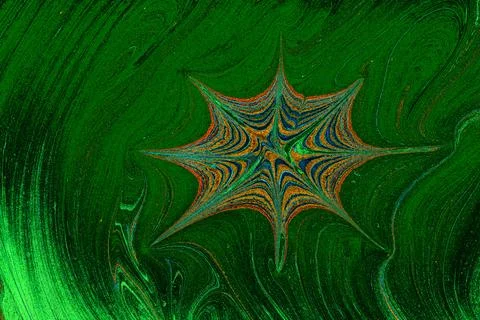 Ebru marbling effect surface pattern design for print Stock Photos