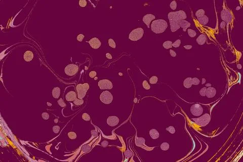 Ebru marbling effect surface pattern design for print Stock Photos
