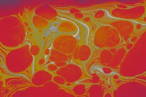 Ebru marbling effect surface pattern design for print Foto stock