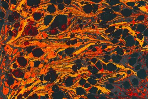 Ebru marbling effect surface pattern design for print 스톡 사진