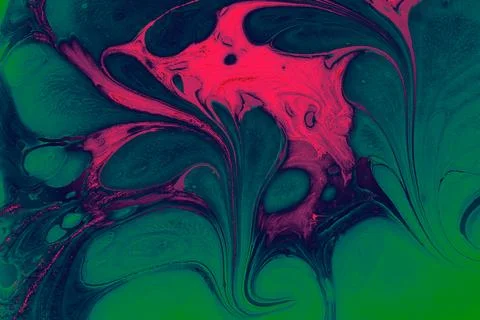 Ebru marbling effect surface pattern design for print Stock Photos