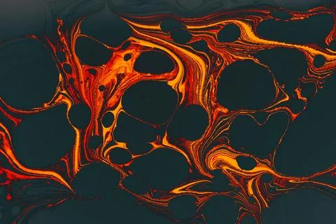 Ebru marbling effect surface pattern design for print Foto stock