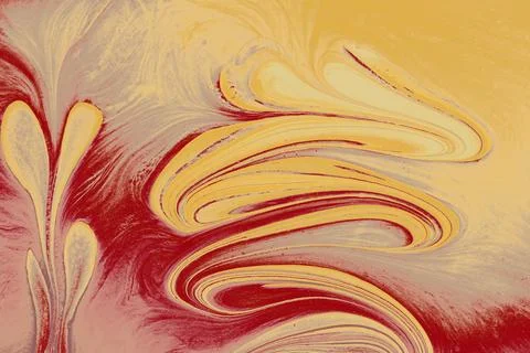 Ebru marbling effect surface pattern design for print Foto stock
