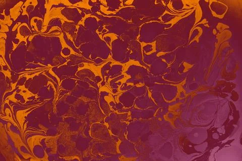 Ebru marbling effect surface pattern design for print Stock Photos