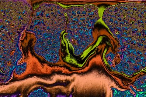 Ebru marbling effect surface pattern design for print Stock Photos