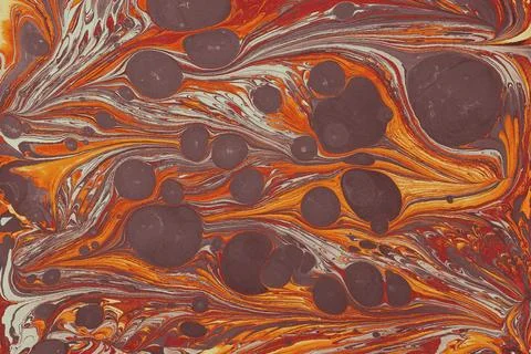 Ebru marbling effect surface pattern design for print Foto stock