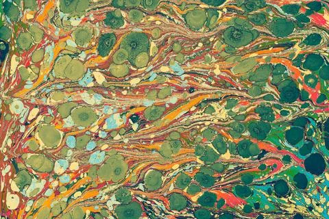 Ebru marbling effect surface pattern design for print Foto stock