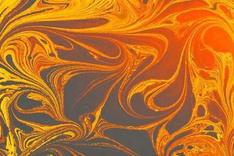 Ebru marbling effect surface pattern design for print Foto stock