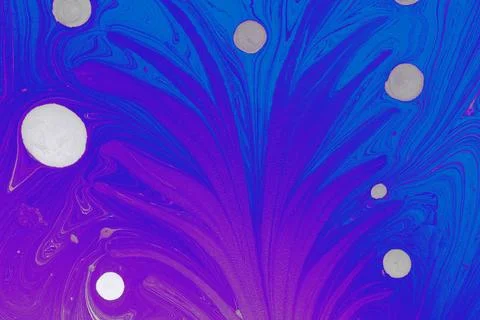 Ebru  marbling with floral patterns. Unique art  marbling  texture  backgroun Stock Illustration