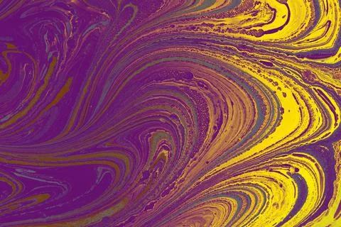 Ebru  marbling texture handmade wave background. Unique art  Liquid marbling  Stock Illustration