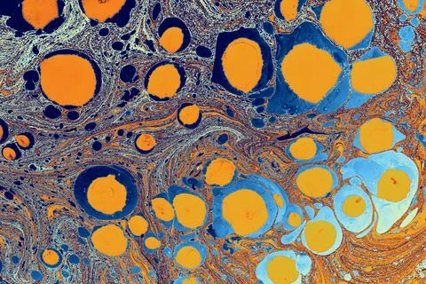 Ebru  marbling texture handmade wave background. Unique art  Liquid marbling  Stock Illustration