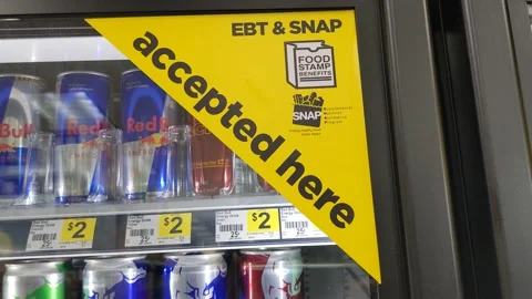 EBT and Snap Accepted Here Stock Footage 159518973