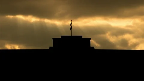 Eccles Building, Main offices of the Board of Governors of the United States Stock Footage 240911608