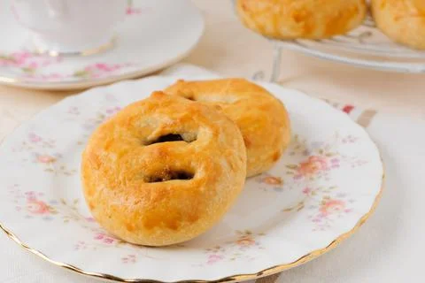 Eccles Cakes Stock Photos