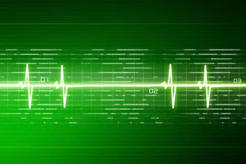 ECG background Stock Illustration