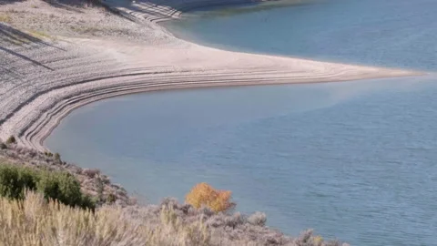 Ech Reservoir Utah Close Up Stock Footage 145176262