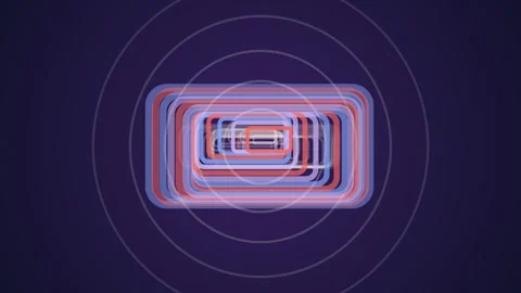 Echo Chamber Reflection Tunnel Seamless Loop Stock Footage 343080902
