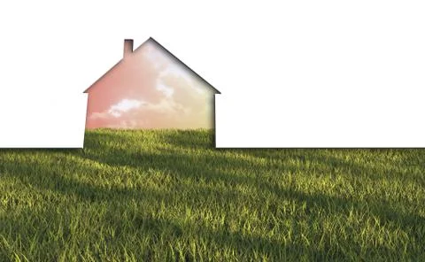 Echo house metaphor Stock Illustration