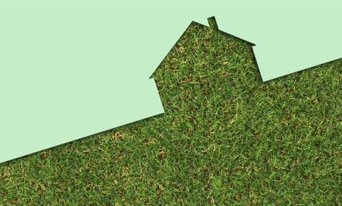 Echo house metaphor Stock Illustration