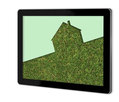 Echo house metaphor Stock Illustration